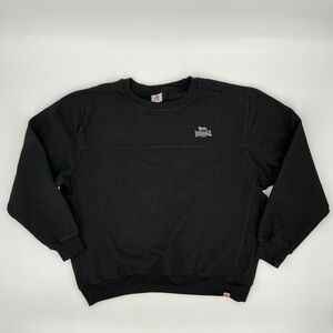 Black Crewneck Lonsdale Long Sleeve Warm Sweater Size 3X